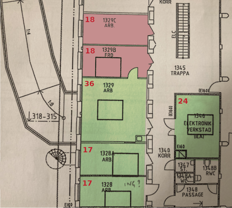 Aktuella lokaler för eventuell flytt